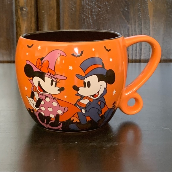 Disney Other - Disney Mickey & Minnie Mouse Happy Halloween Double Sided Ceramic Mug